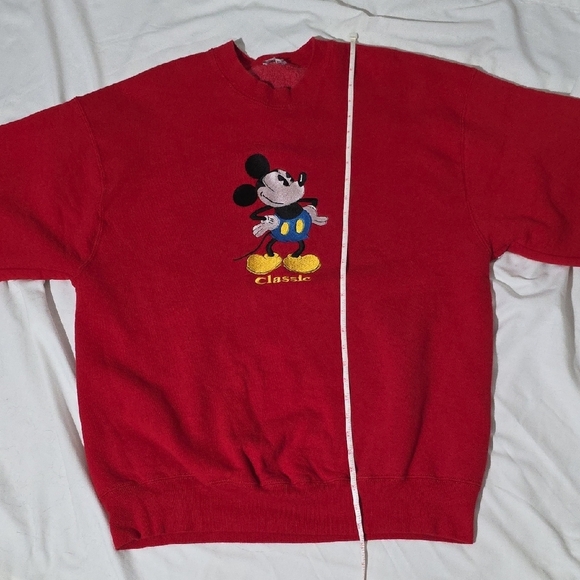 Red Mickey Mouse Sweatshirt - Picture 8 of 12